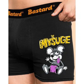 Trenýrky Bastard Myšuge boxerky Black