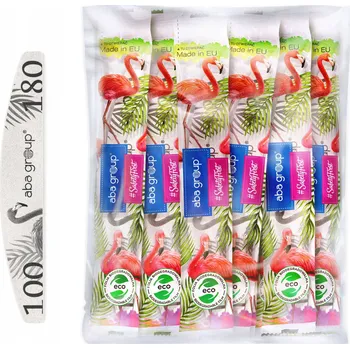 Pilník na nehty Aba Group Slim Plameňák Crescent 100/180