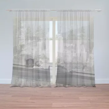 Záclona Sablio Záclony Zedník na traverze: 2ks 150x250cm