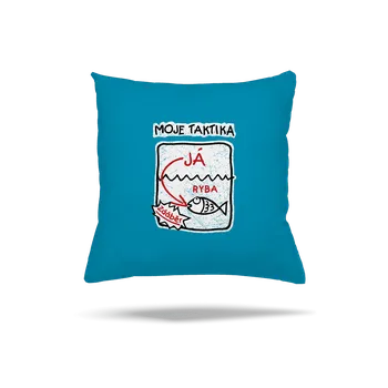 Polštář Bastard Rybářská taktika polštář Blue Turquoise