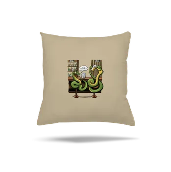 Polštář Bastard To to zasyčelo polštář Beige