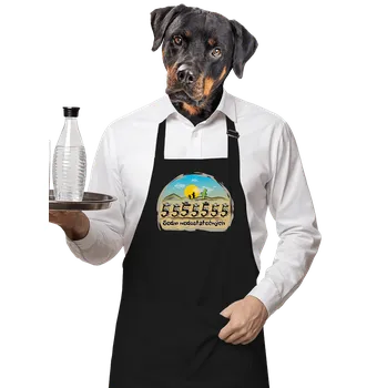 Kuchyňská zástěra Bastard Sedm nedostatečných zástěra Black