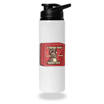 Láhev Bastard Medvídek mýval lahev na vodu White