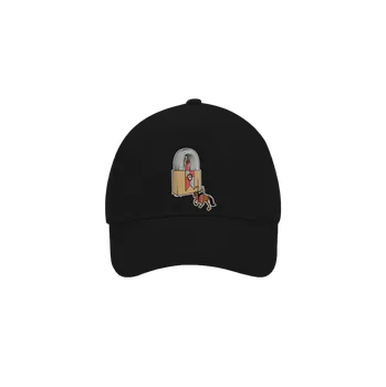 Kšiltovka Bastard Na zámku kšiltovka baseballka Black