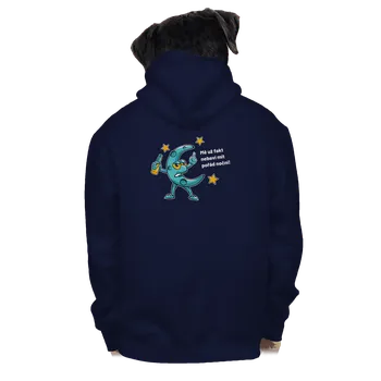 Pánská mikina Bastard Pořád noční pánská mikina na zip Navy