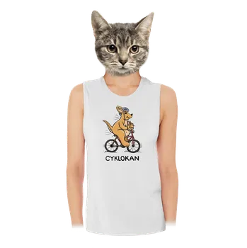 Bastard Cyklokan dámské tílko volné White