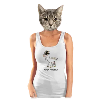 Bastard Koza nostra dámské tílko klasické White