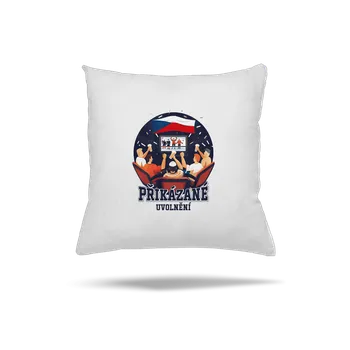 Polštář Bastard Přikázané uvolnění polštář White