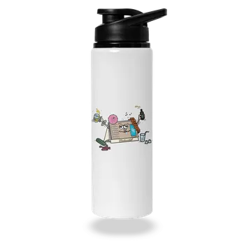 Láhev Bastard Zkalendář lahev na vodu White