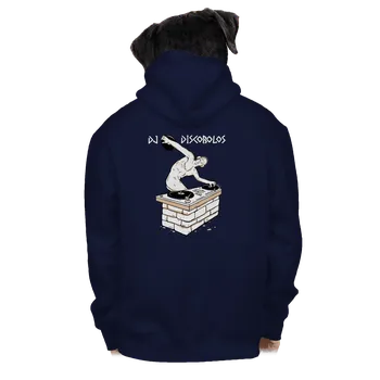 Pánská mikina Bastard DJ Discobolos pánská mikina na zip Navy