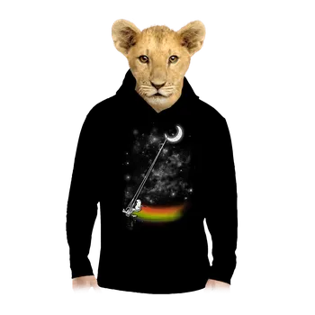 Chlapecká mikina Bastard Unicorn Universe dětská mikina klokanka Black