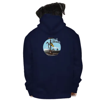 Pánská mikina Bastard Klidně píchej pánská mikina na zip Navy