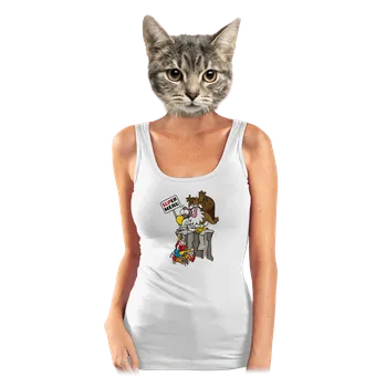 Bastard Super menu dámské tílko klasické White