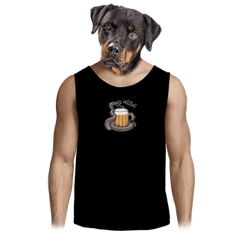 Pánské tílko Bastard Zasyčí pánské tílko Black