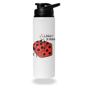 Láhev Bastard Láska je láska lahev na vodu White