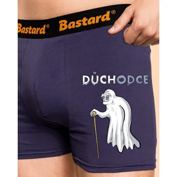 Trenýrky Bastard Duch důchodce boxerky Blue Navy