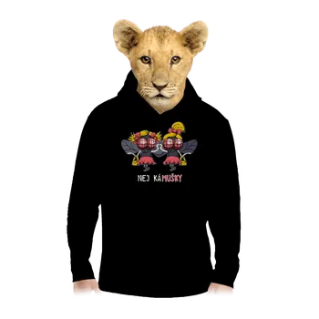 Chlapecká mikina Bastard Nej kámušky dětská mikina klokanka Black