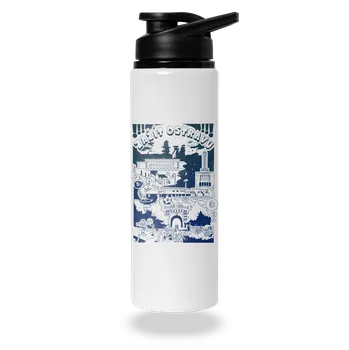 Láhev Bastard B16: Zažít Ostravu lahev na vodu White