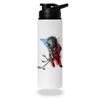 Láhev Bastard Hokejový lev lahev na vodu White