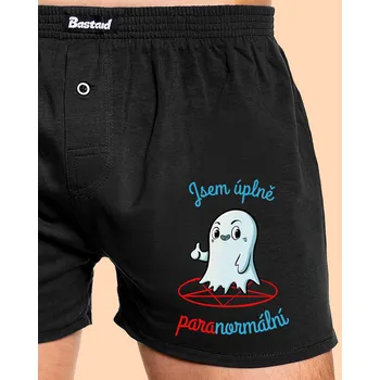 Trenýrky Bastard Jsem paranormální pánské trenky Black