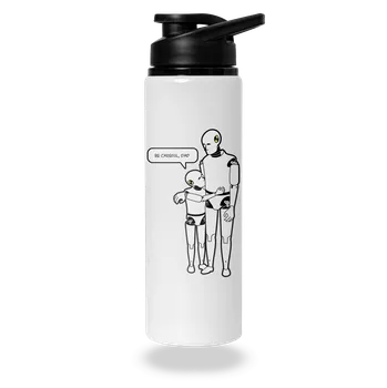 Láhev Bastard Sirotek lahev na vodu White