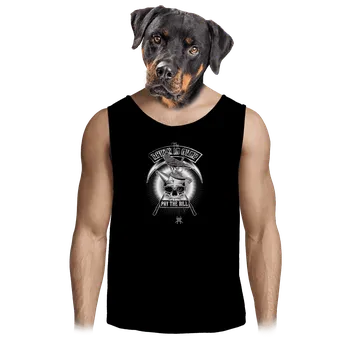 Pánské tílko Bastard Party is over pánské tílko Black