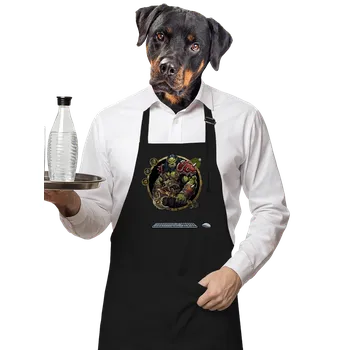 Kuchyňská zástěra Bastard B17: Warcraft zástěra Black