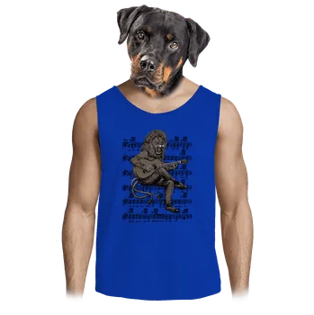 Pánské tílko Bastard Co Čech, to muzikant pánské tílko Royal Blue