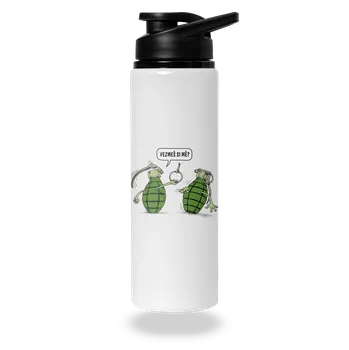 Láhev Bastard Granáty lahev na vodu White