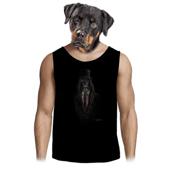 Pánské tílko Bastard Kavalír pánské tílko Black