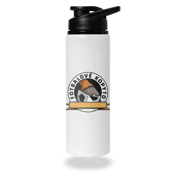 Láhev Bastard Fotbalové kopyto lahev na vodu White