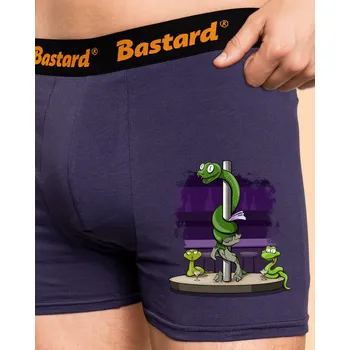 Pánské spodní prádlo Bastard Had striptér boxerky Blue Navy