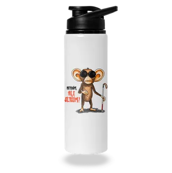 Láhev Bastard Nevidím, ale slyším lahev na vodu White