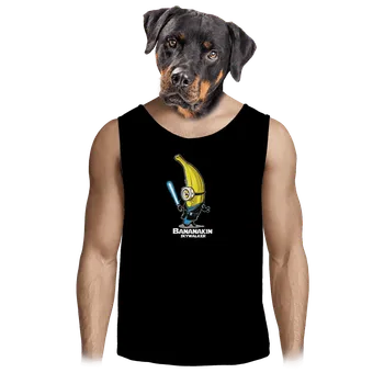 Pánské tílko Bastard Bananakin Skywalker pánské tílko Black