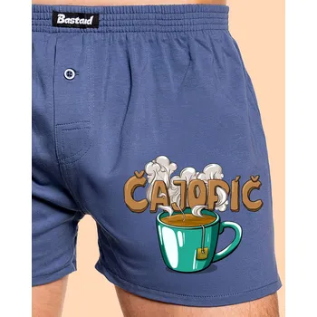 Trenýrky Bastard Čajopíč pánské trenky Blue