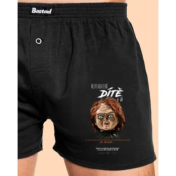 Trenýrky Bastard B13: Nezvladatelné dítě pánské trenky Black