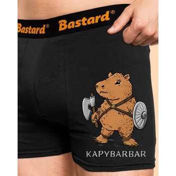 Trenýrky Bastard Kapybarbar boxerky Black