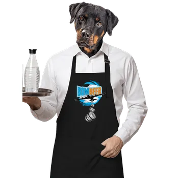 Kuchyňská zástěra Bastard BomBeer zástěra Black