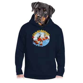 Pánská mikina Bastard Vóda na radost pánská mikina klokanka Navy