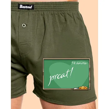 Bastard Valentýnský nešvar pánské trenky Khaki