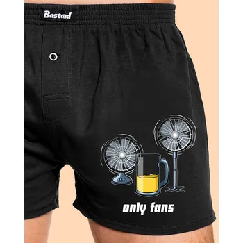 Trenýrky Bastard Only fans pánské trenky Black