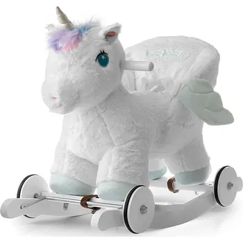 Houpací kůň Houpací koník s melodií a kolečky Milly Mally Polly Jednorožec