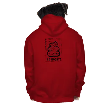 Pánská mikina Bastard Lejnoryt pánská mikina na zip Red