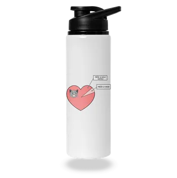 Láhev Bastard Péče o kočku lahev na vodu White