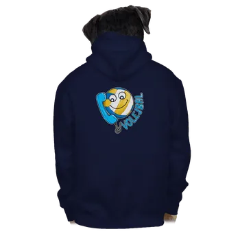 Pánská mikina Bastard Volejbal pánská mikina na zip Navy