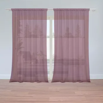 Záclona Sablio Záclony Bordó: 2ks 150x250cm
