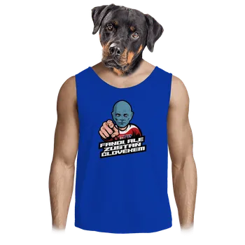 Pánské tílko Bastard Fandi, ale zůstaň Fantomasem pánské tílko Royal Blue