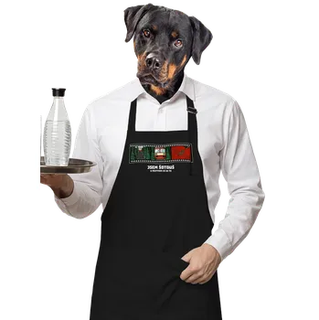 Kuchyňská zástěra Bastard Jsem šotouš zástěra Black