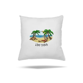 Polštář Bastard Líný tenis polštář White