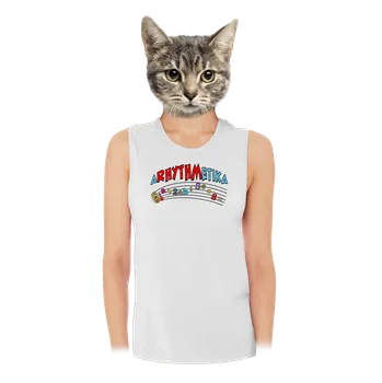 Bastard Arhythmetika dámské tílko volné White